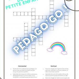mots croisés personnel de la petite enfance