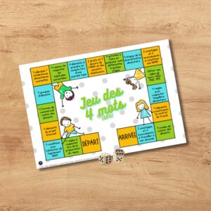 jeu des 4 mots alimentation de l'enfant et de l'adolescent