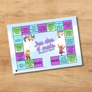 Jeu de plateau alimentation des personnes âgées